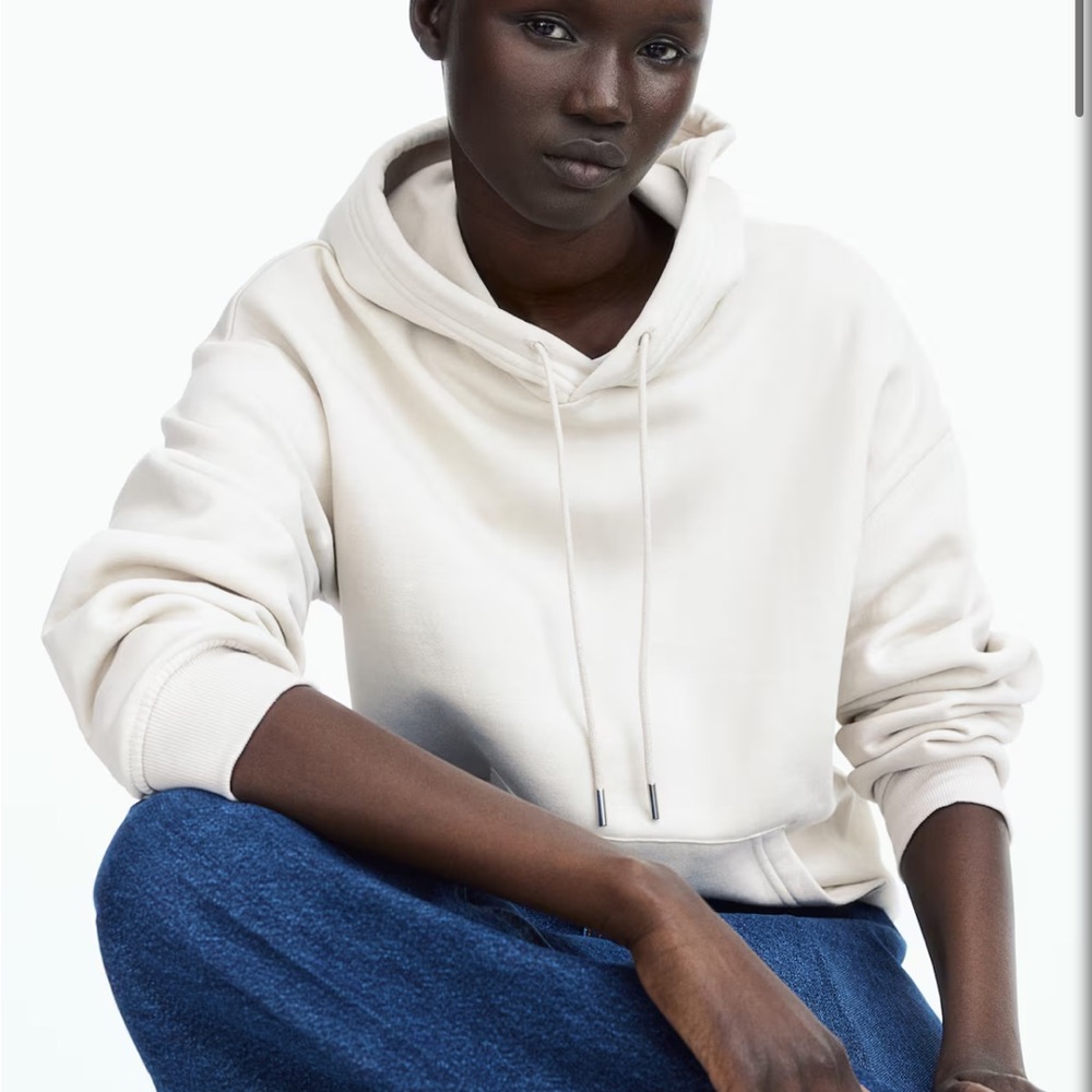 Divided Cream Hoodie